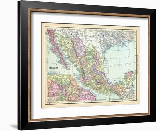 1913, Mexico, Central America-null-Framed Giclee Print