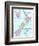 1913, New Zealand, Oceania, New Zealand, Tasmania and Fiji Islands-null-Framed Giclee Print