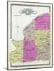 1913, Osage County Outline Map, Missouri, United States-null-Mounted Giclee Print