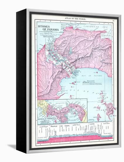 1913, Panama, Central America, Isthmus of Panama-null-Framed Premier Image Canvas