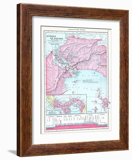 1913, Panama, Central America, Isthmus of Panama-null-Framed Giclee Print