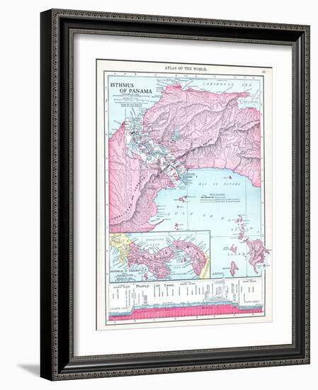 1913, Panama, Central America, Isthmus of Panama-null-Framed Giclee Print