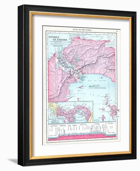 1913, Panama, Central America, Isthmus of Panama-null-Framed Giclee Print