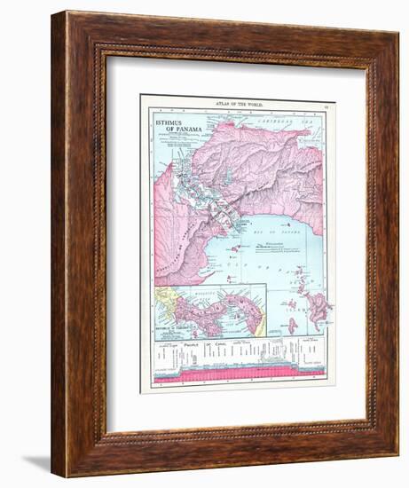 1913, Panama, Central America, Isthmus of Panama-null-Framed Giclee Print