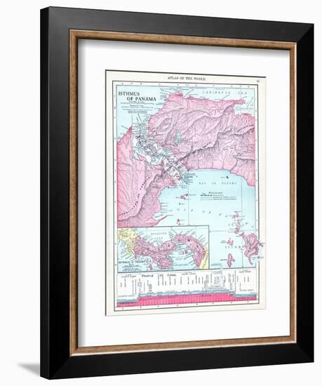 1913, Panama, Central America, Isthmus of Panama-null-Framed Giclee Print