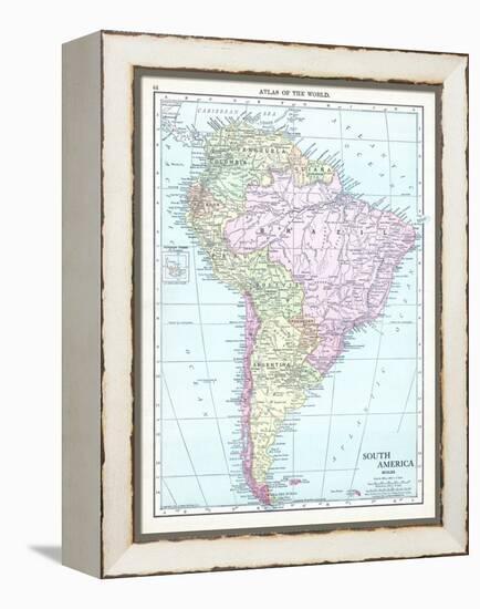 1913, South America-null-Framed Premier Image Canvas