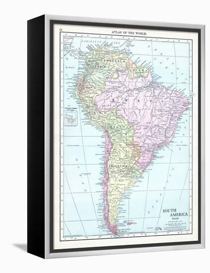 1913, South America-null-Framed Premier Image Canvas