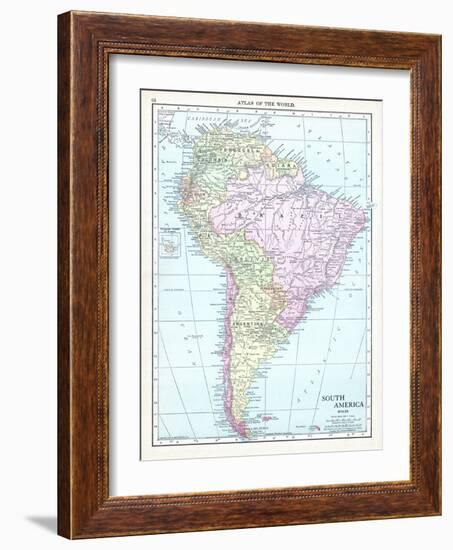 1913, South America-null-Framed Giclee Print