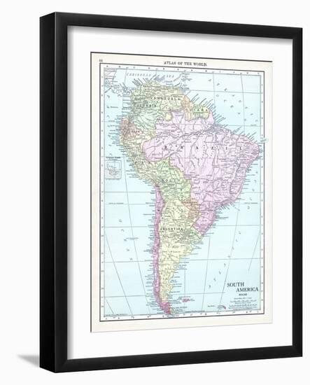 1913, South America-null-Framed Giclee Print