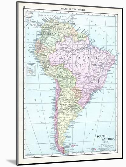 1913, South America-null-Mounted Giclee Print