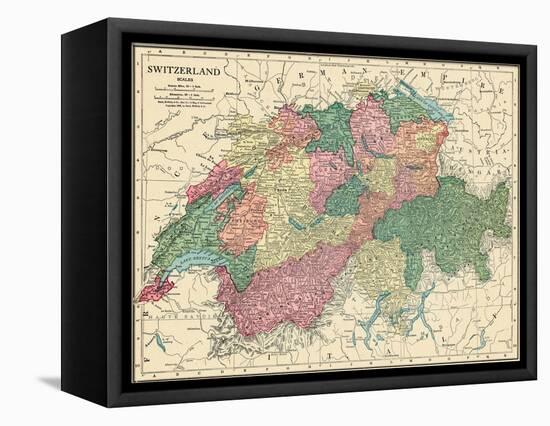 1913, Switzerland, Europe-null-Framed Premier Image Canvas