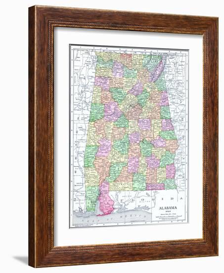 1913, United States, Alabama, North America-null-Framed Giclee Print