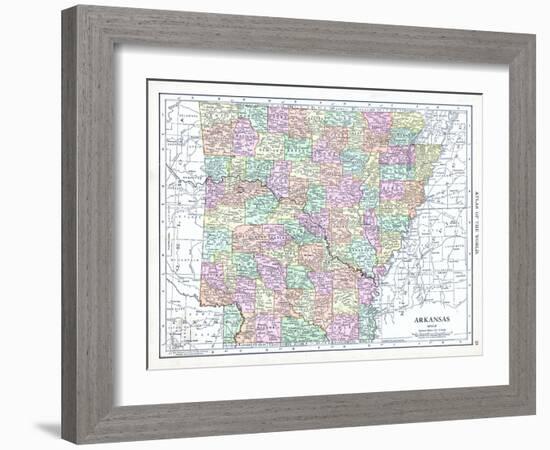 1913, United States, Arkansas, North America-null-Framed Giclee Print