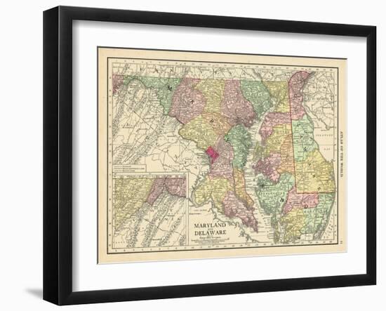 1913, United States, Delaware, Maryland, North America-null-Framed Giclee Print