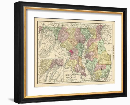 1913, United States, Delaware, Maryland, North America-null-Framed Giclee Print