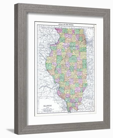 1913, United States, Illinois, North America-null-Framed Giclee Print