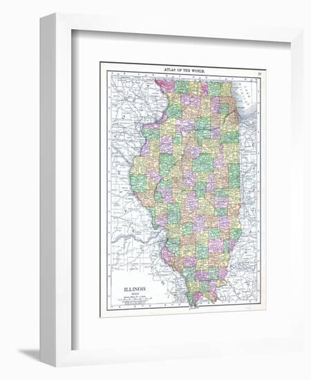 1913, United States, Illinois, North America-null-Framed Giclee Print