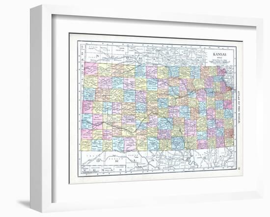 1913, United States, Kansas, North America-null-Framed Giclee Print