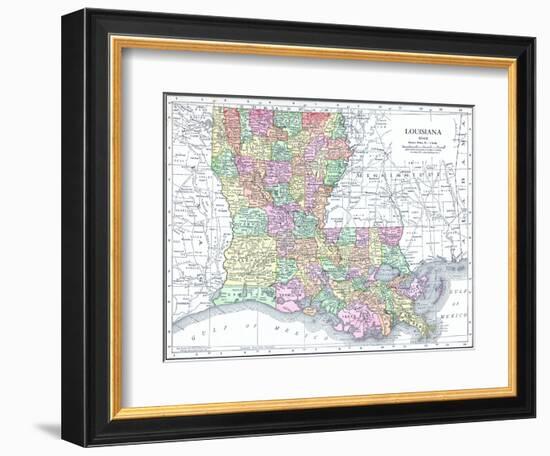 1913, United States, Louisiana, North America, Louisiana-null-Framed Giclee Print