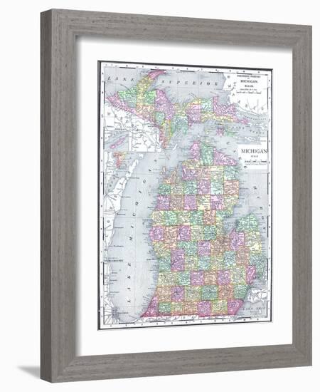 1913, United States, Michigan, North America-null-Framed Giclee Print