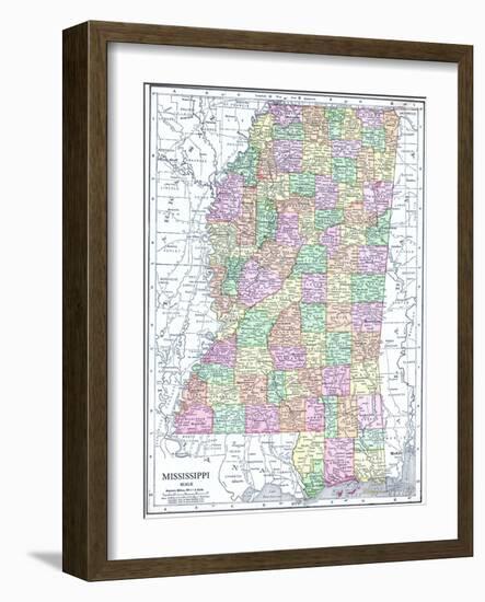 1913, United States, Mississippi, North America-null-Framed Giclee Print