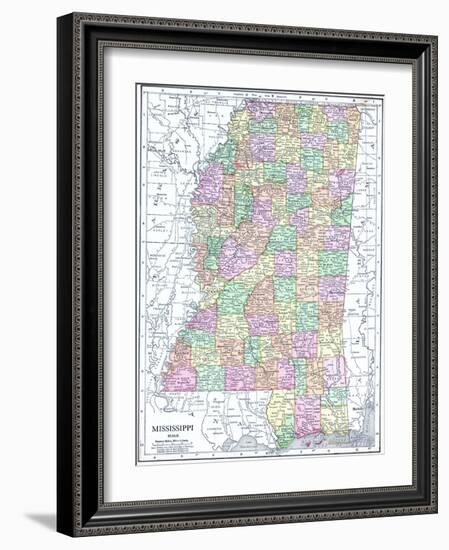 1913, United States, Mississippi, North America-null-Framed Giclee Print