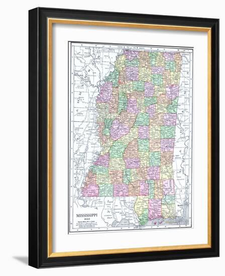 1913, United States, Mississippi, North America-null-Framed Giclee Print