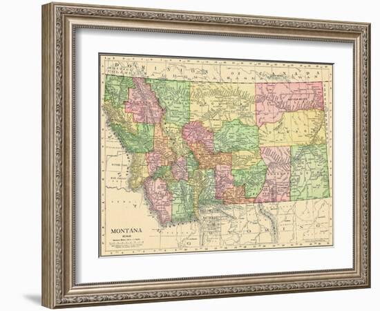 1913, United States, Montana, North America-null-Framed Giclee Print