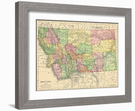 1913, United States, Montana, North America-null-Framed Giclee Print