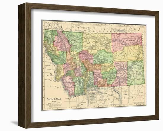 1913, United States, Montana, North America-null-Framed Giclee Print