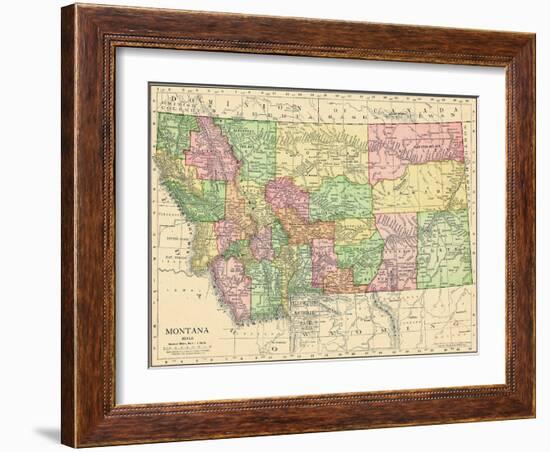 1913, United States, Montana, North America-null-Framed Giclee Print