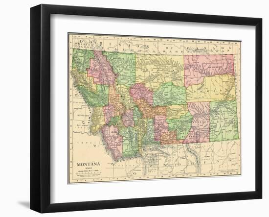 1913, United States, Montana, North America-null-Framed Giclee Print