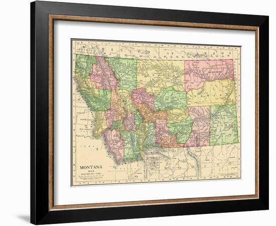 1913, United States, Montana, North America-null-Framed Giclee Print