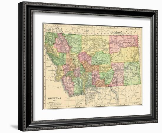 1913, United States, Montana, North America-null-Framed Giclee Print