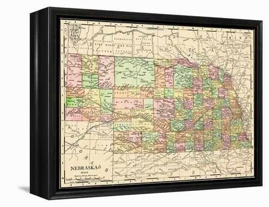 1913, United States, Nebraska, North America-null-Framed Premier Image Canvas