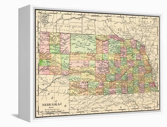 1913, United States, Nebraska, North America-null-Framed Premier Image Canvas