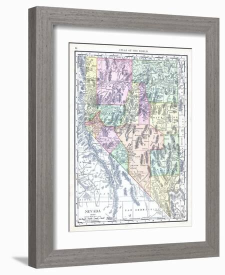 1913, United States, Nevada, North America, Nevada-null-Framed Giclee Print