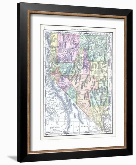 1913, United States, Nevada, North America, Nevada-null-Framed Giclee Print