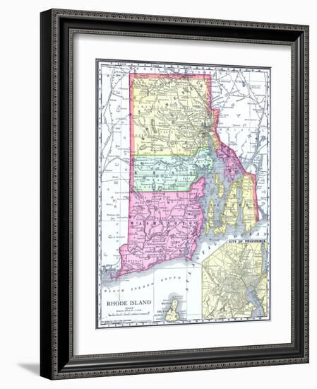 1913, United States, Rhode Island, North America, Rhode Island-null-Framed Giclee Print