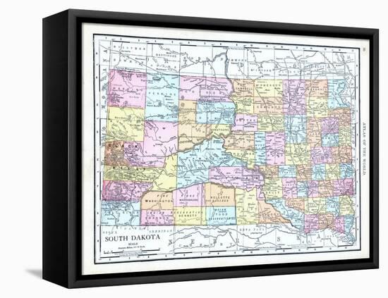 1913, United States, South Dakota, North America, South Dakota-null-Framed Premier Image Canvas