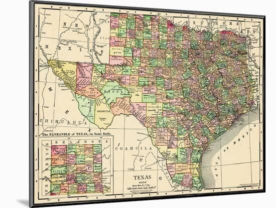 1913, United States, Texas, North America-null-Mounted Giclee Print