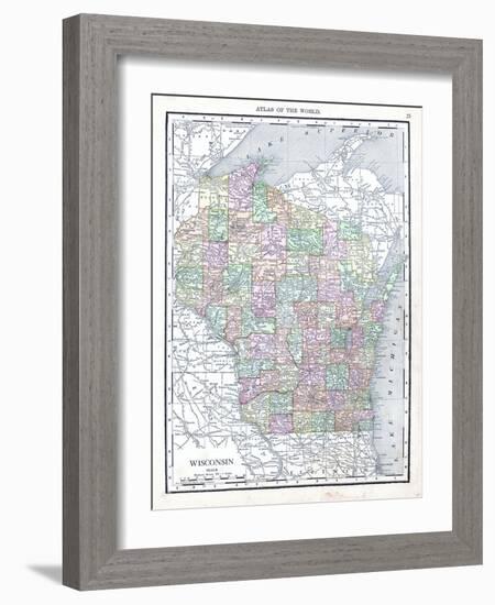 1913, United States, Wisconsin, North America-null-Framed Giclee Print