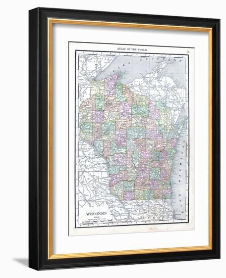 1913, United States, Wisconsin, North America-null-Framed Giclee Print