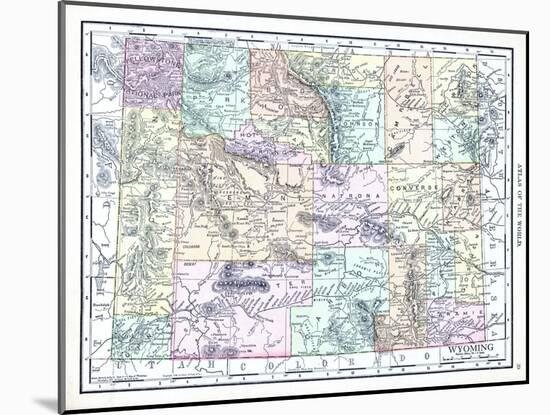 1913, United States, Wyoming, North America-null-Mounted Giclee Print