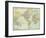 1913, World, World Map-null-Framed Giclee Print