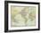 1913, World, World Map-null-Framed Giclee Print