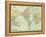 1913, World, World Map-null-Framed Premier Image Canvas