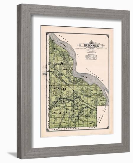 1914, Burnside Township, Eggleston, Cannon Junction, Minnesota, United States-null-Framed Giclee Print