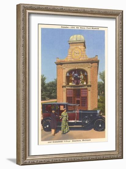 1914 Daimler, Greenfield Village, Dearborn, Michigan-null-Framed Art Print