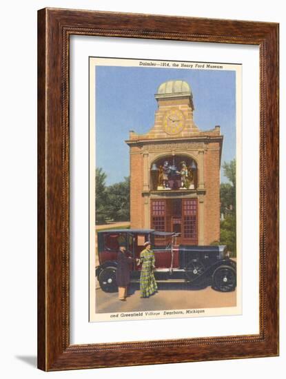 1914 Daimler, Greenfield Village, Dearborn, Michigan-null-Framed Art Print